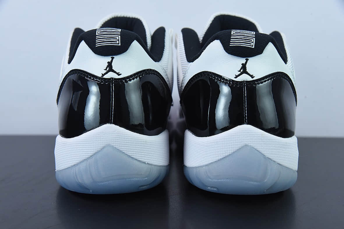 乔丹Air Jordan 11 Retro AJ11乔11 康扣黑白低帮篮球鞋纯原版本 货号: 528896-153