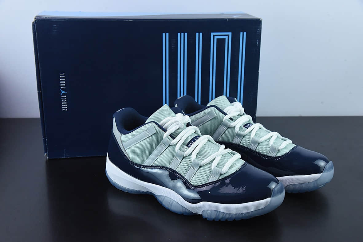 乔丹Air Jordan AJ11 Low Georgetown AJ11乔治城低帮篮球鞋纯原版本 货号:528895-007