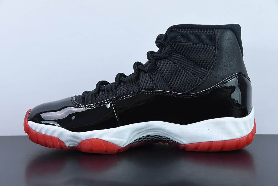 乔丹Air Jordan 11 Bred AJ11黑红高帮篮球鞋纯原版本 货号：378037-061