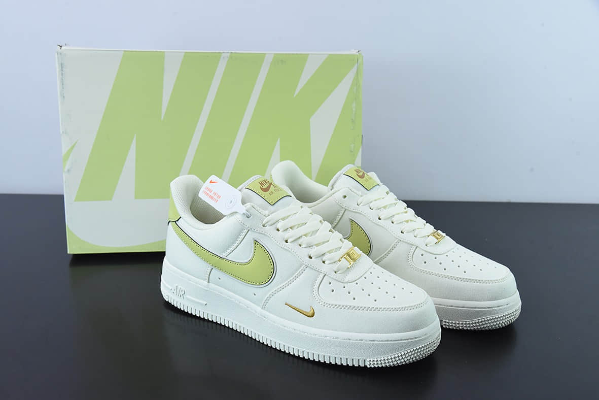 耐克Nike Air Force 1 Low 07 白绿帆布空军一号低帮休闲板鞋纯原版本 货号:MN5696-109