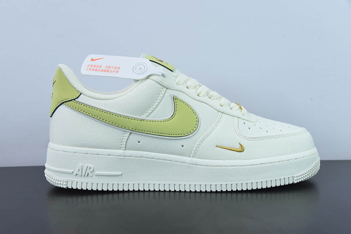 耐克Nike Air Force 1 Low 07 白绿帆布空军一号低帮休闲板鞋纯原版本 货号:MN5696-109