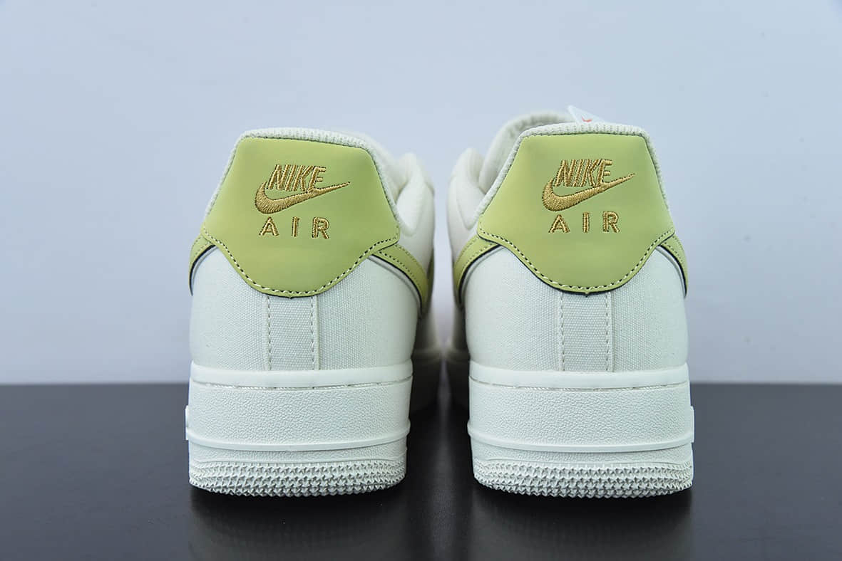 耐克Nike Air Force 1 Low 07 白绿帆布空军一号低帮休闲板鞋纯原版本 货号:MN5696-109