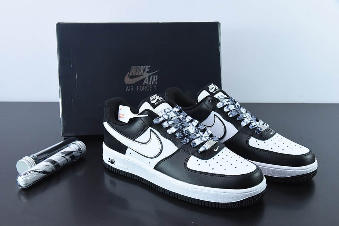 耐克Nike Air Force 1 Low Panda 新黑白熊猫空军一号低帮休闲板鞋纯原版本 货号:DV0788-001