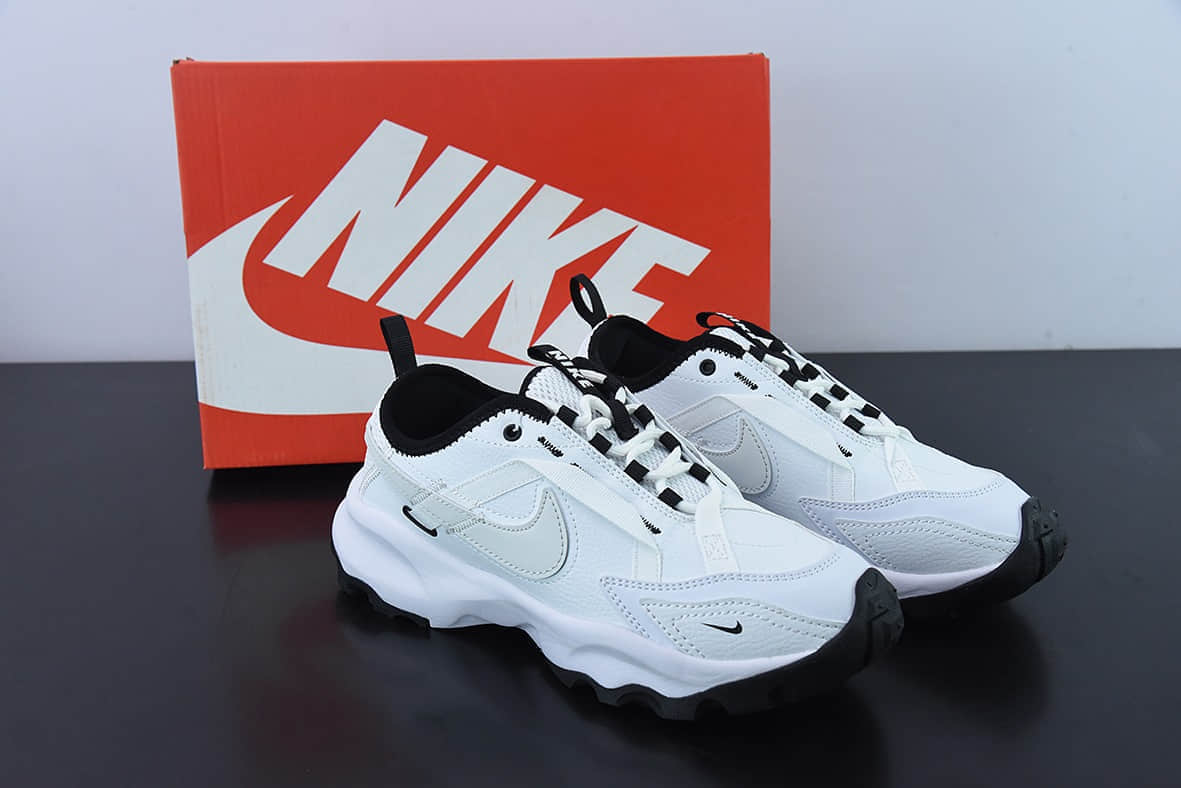 耐克Nike TC 7900WhiteBlack皮革白黑复古老爹百搭休闲慢跑鞋纯原版本 货号：DR7851-100