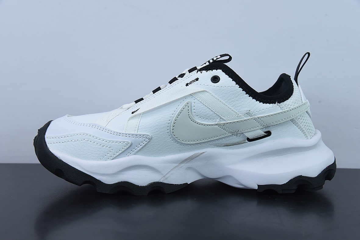 耐克Nike TC 7900WhiteBlack皮革白黑复古老爹百搭休闲慢跑鞋纯原版本 货号：DR7851-100