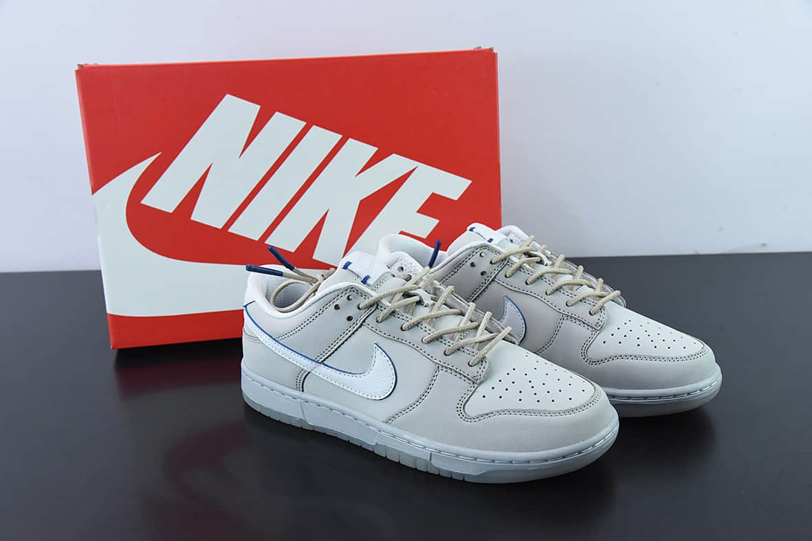 耐克Nike Dunk Low Grey Leather 月亮灰SB低帮运动休闲板鞋纯原版本 货号：DX3722-001