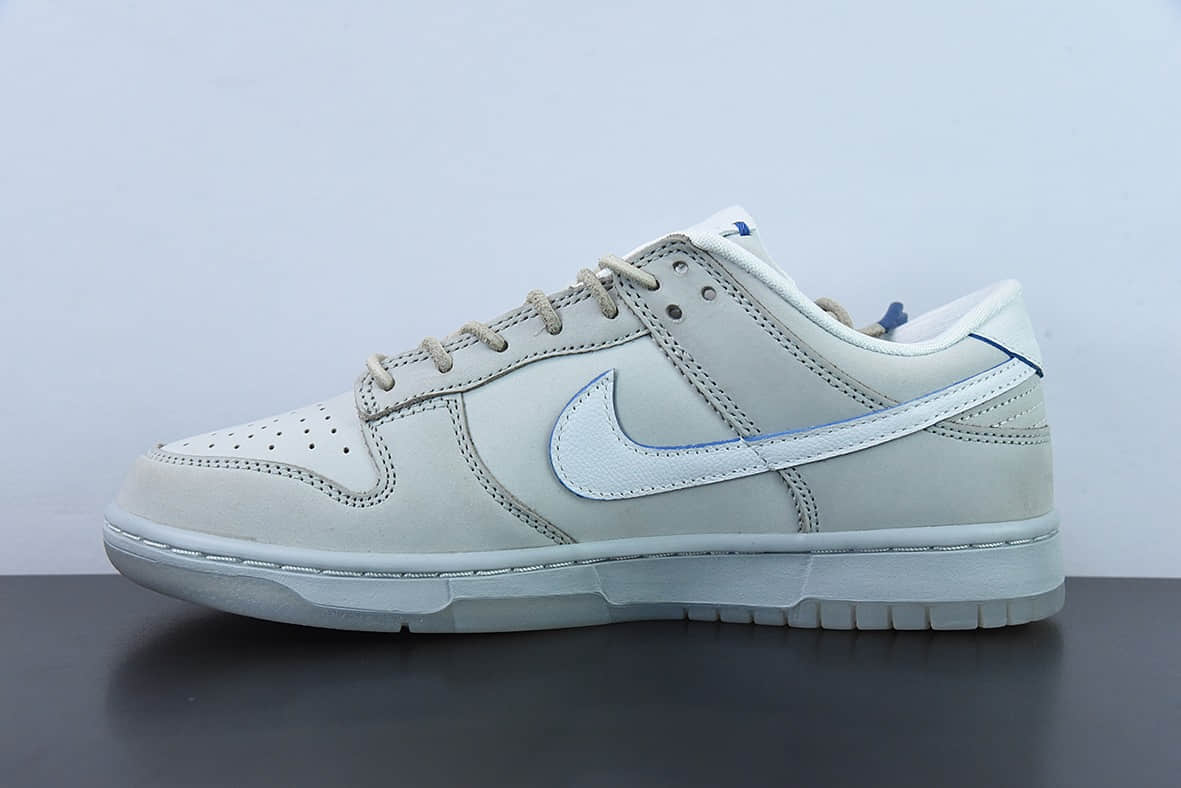 耐克Nike Dunk Low Grey Leather 月亮灰SB低帮运动休闲板鞋纯原版本 货号：DX3722-001