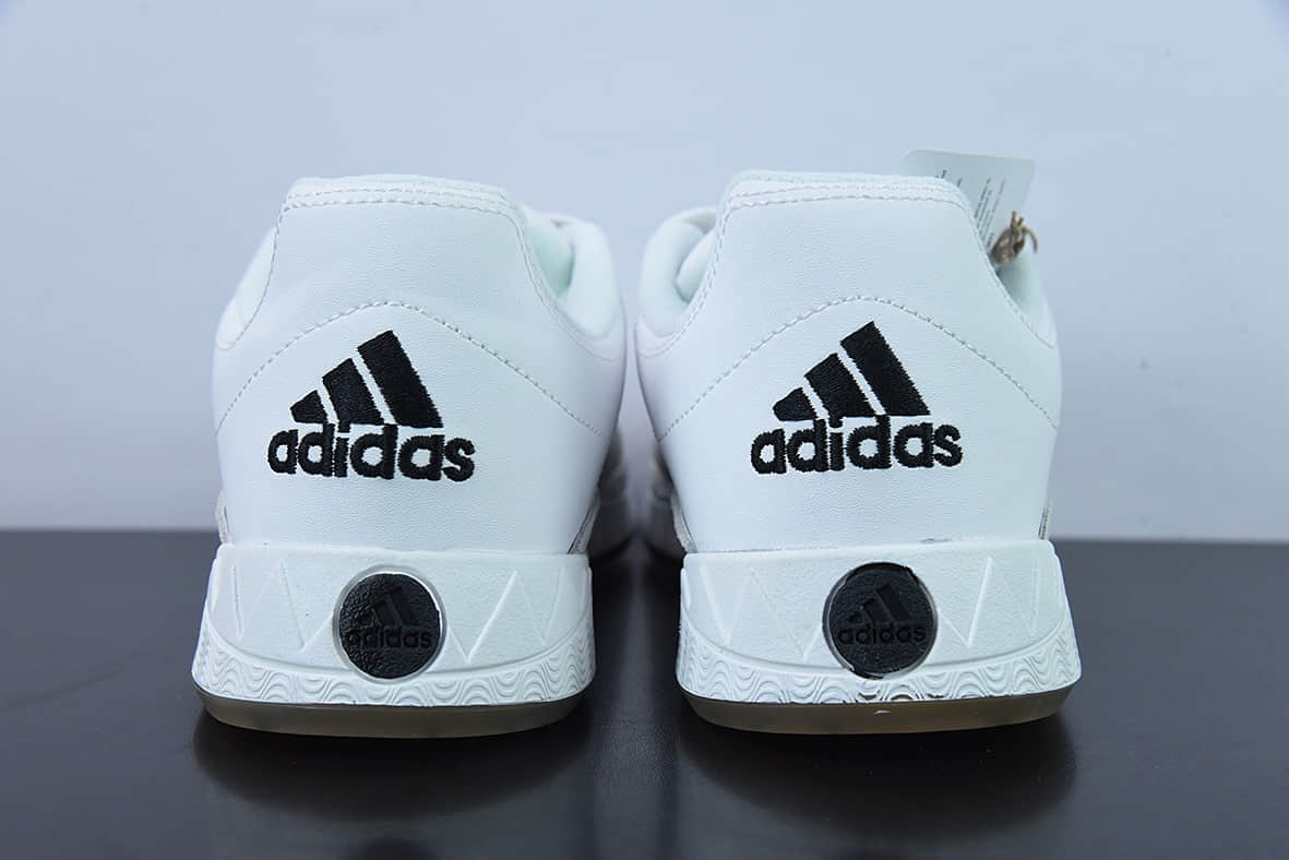 阿迪达斯Adidas Originals Adimatic LowWhiteBlackGrey马蒂奇系列白黑浅灰低帮复古鲨鱼面包鞋纯原版本 货号:DB2911