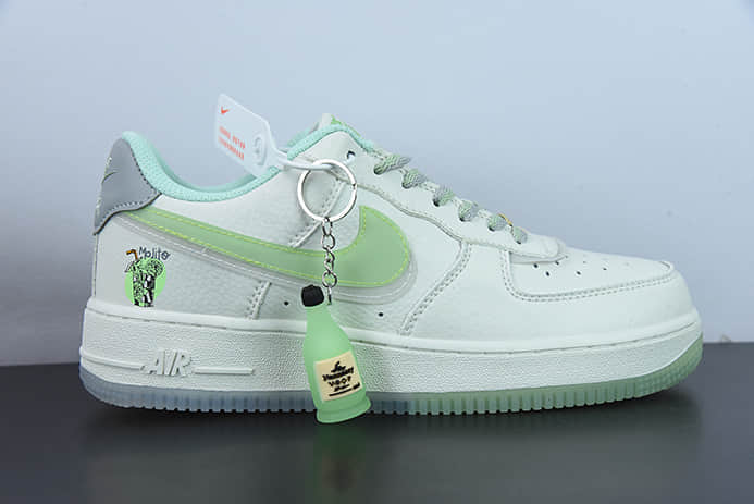 耐克Nike Air Force 1'07 Low Mojito 莫吉托空军一号低帮休闲板鞋纯原版本 货号:CW1574-802