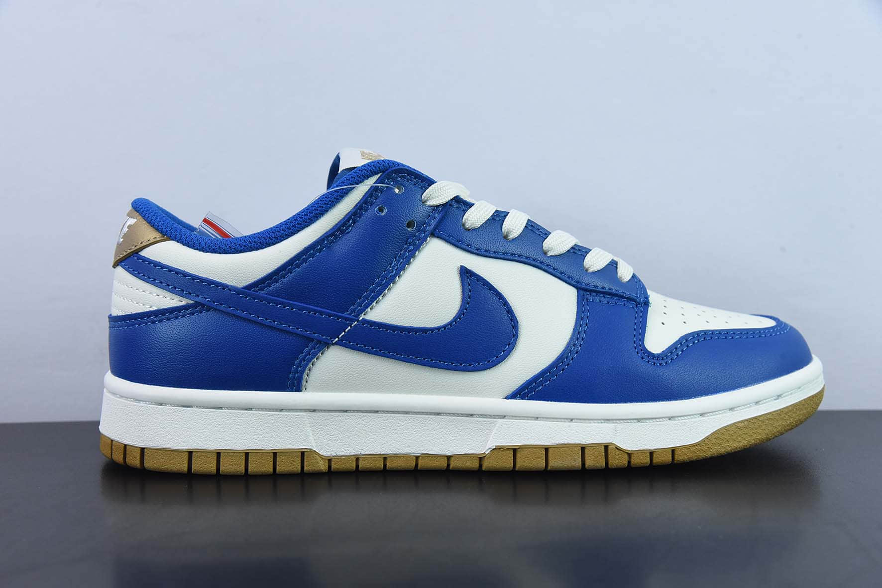 耐克Nike SB Dunk LowGold Blue白宝蓝金扣篮系列低帮休闲运动滑板板鞋纯原版本 货号:FB7173-141