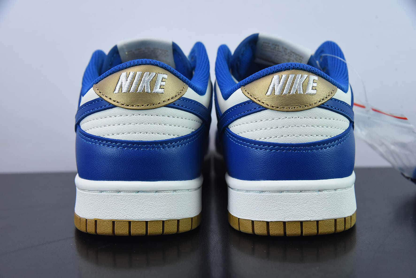 耐克Nike SB Dunk LowGold Blue白宝蓝金扣篮系列低帮休闲运动滑板板鞋纯原版本 货号:FB7173-141