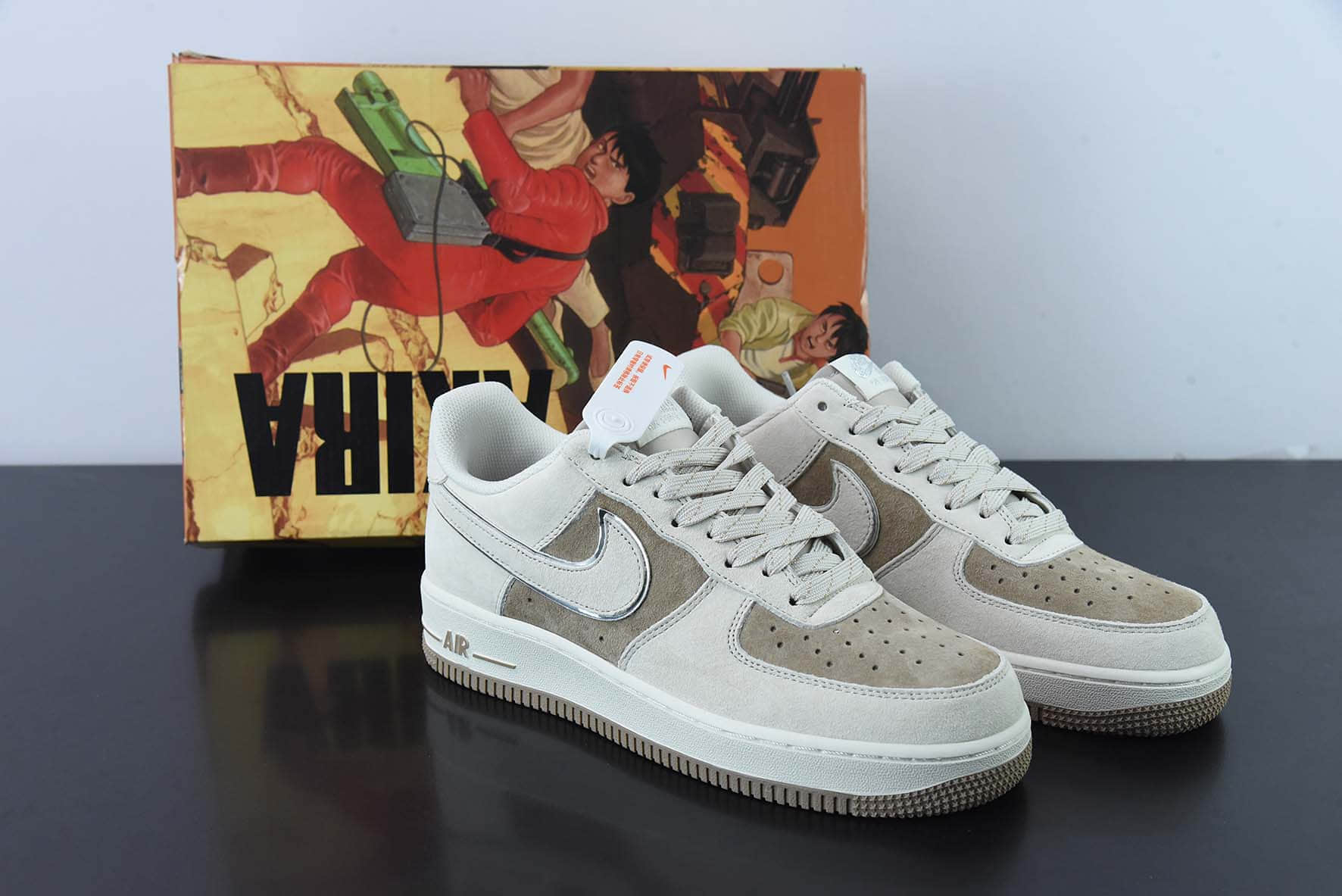 耐克Nike AKIRA×Nike Air Force 1 Low ’07 米卡其满天星配色空军一号低帮休闲板鞋纯原版本 货号:DQ3966-183