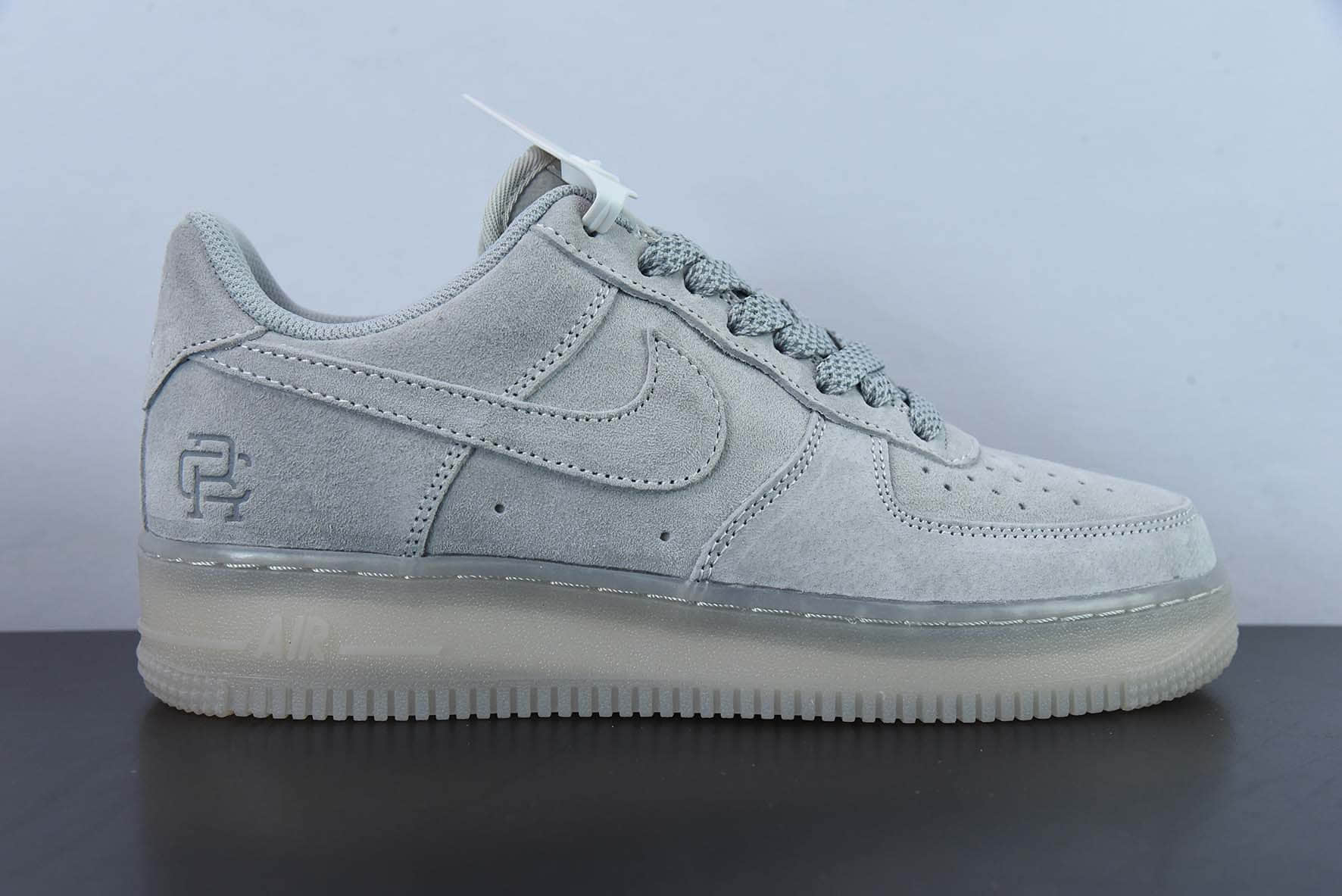 耐克Nike Air Force1 Low x Reigning Champ 卫冕冠军四代低帮空军一号休闲板鞋纯原版本 货号：AA1117-188