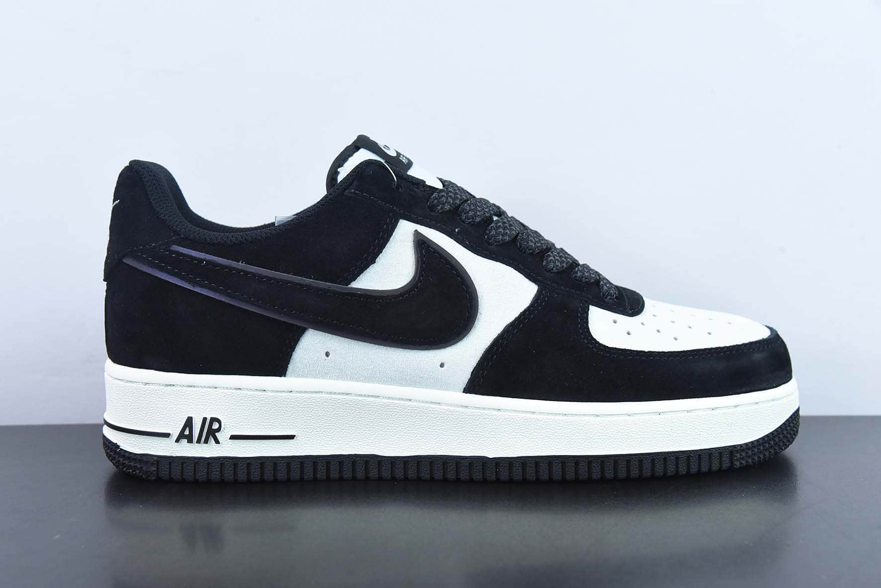 耐克Nike Air Force 1 AF1 黑白炫彩空军一号低帮休闲板鞋纯原版本 货号:MX0820-502