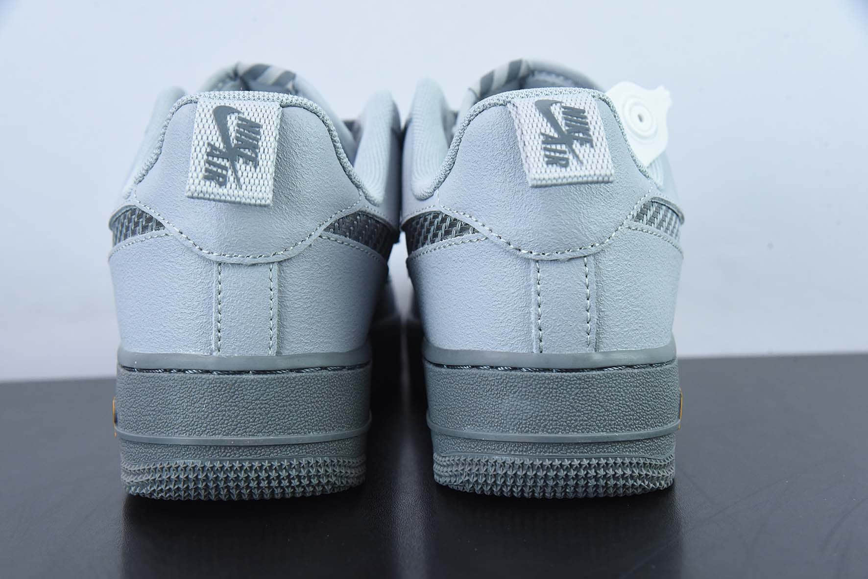 耐克Nike Air Force 1 Low 冷灰黄小勾空军一号低帮运动休闲板鞋纯原版本 货号:DR0155-001