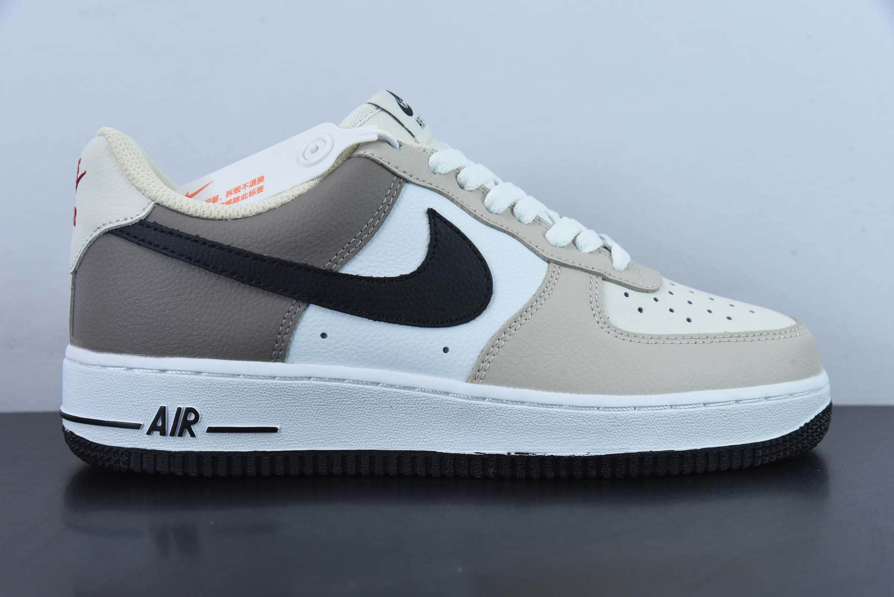 耐克Nike Air Force 1´07 LXXVachetta Tan翻毛奶茶黄棕白空军一号经典低帮休闲板鞋纯原版本 货号:JO8969-785