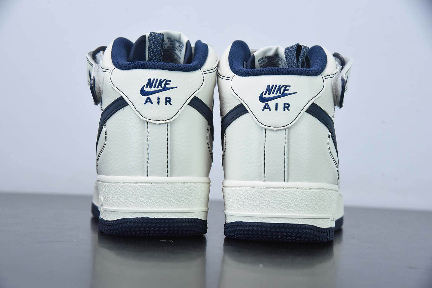 耐克Nike Air Force 1 MID 米深蓝满天星空军一号中帮休闲板鞋纯原版本 货号:MU3603-202