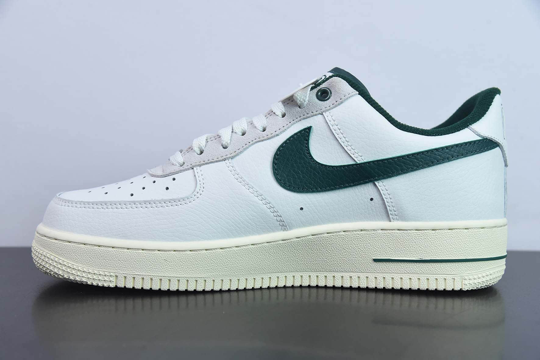 耐克Nike Air Force 1'07 LowCommand Force皮革白灰深绿氧化底空军一号低帮休闲板鞋纯原版本 货号:DR0148-102