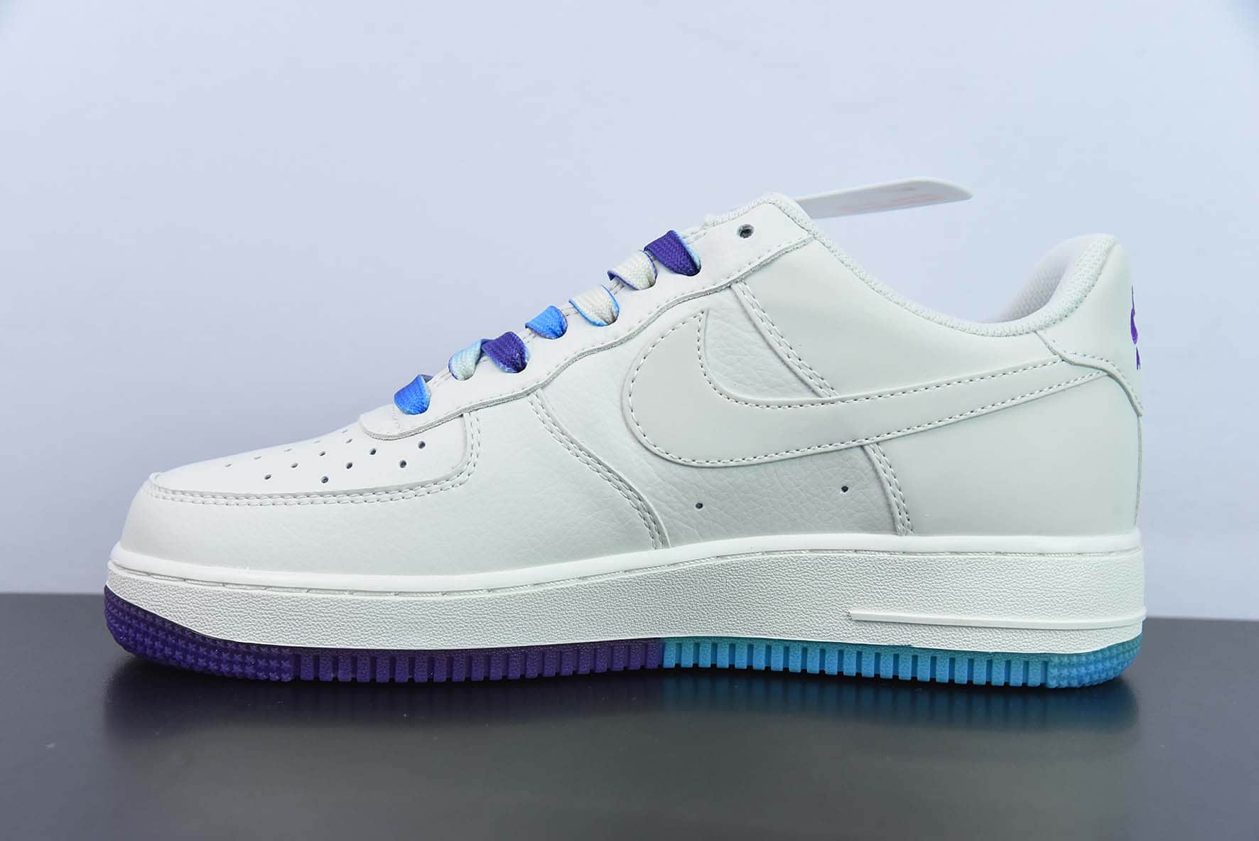 耐克Nike Air Force 1 Low '07 “米兰紫”洛杉矶复古湖人城市限定低帮空军一号休闲板鞋纯原版本 货号:LA9696-023