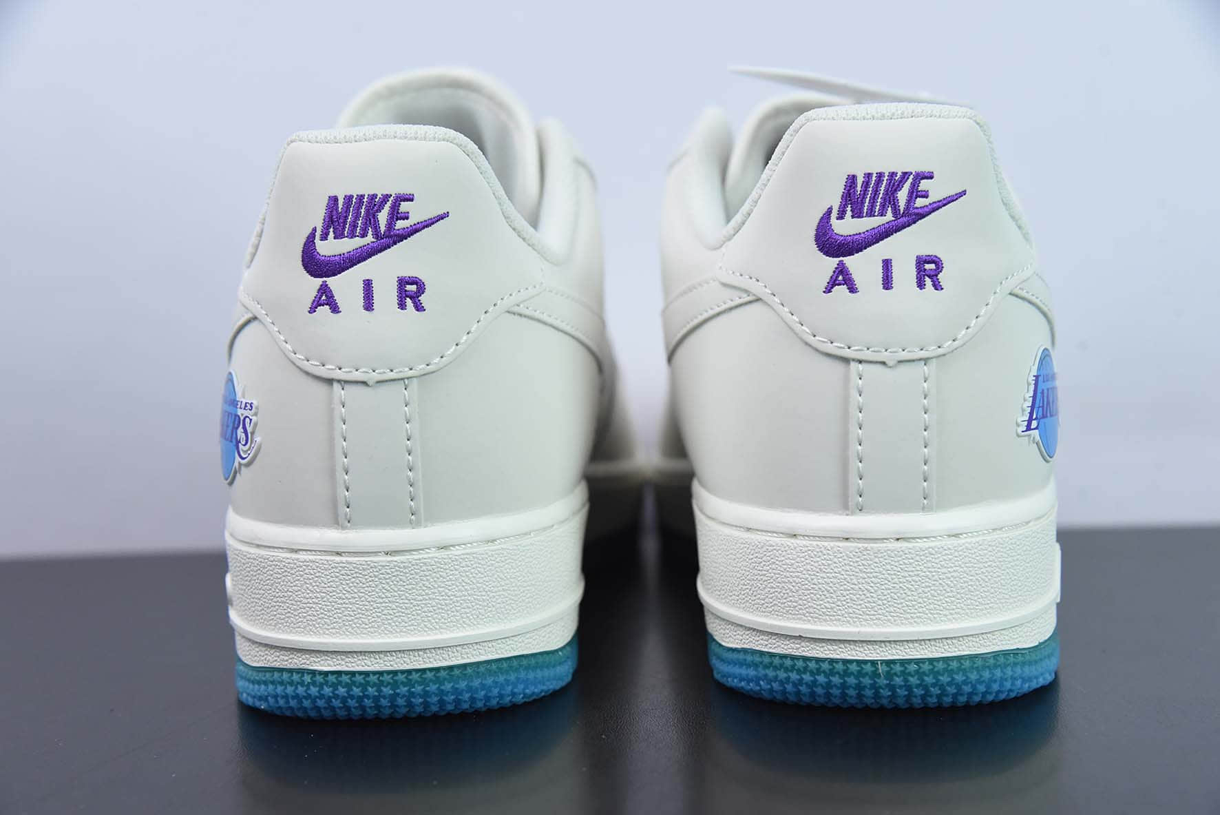 耐克Nike Air Force 1 Low '07 “米兰紫”洛杉矶复古湖人城市限定低帮空军一号休闲板鞋纯原版本 货号:LA9696-023
