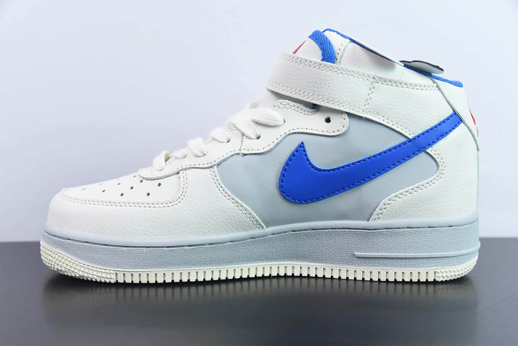 耐克Nike Air Force 1 AF1米白灰红大白兔奶糖空军一号中帮休闲板鞋纯原版本 货号:CW0088-928