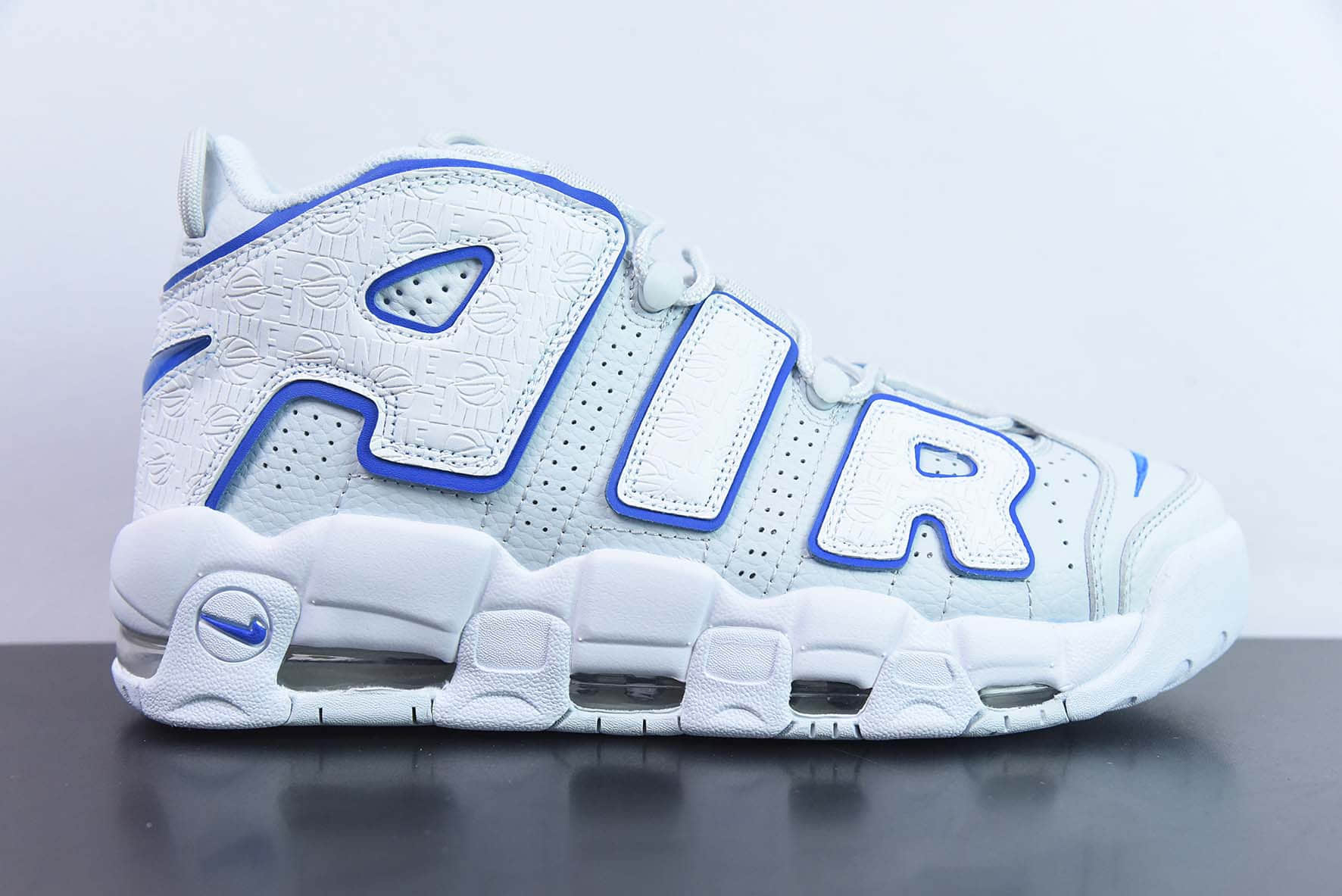 耐克Nike Air More Uptempo 大AIR皮蓬蓝白复古篮球鞋纯原版本 货号:FD0669-100