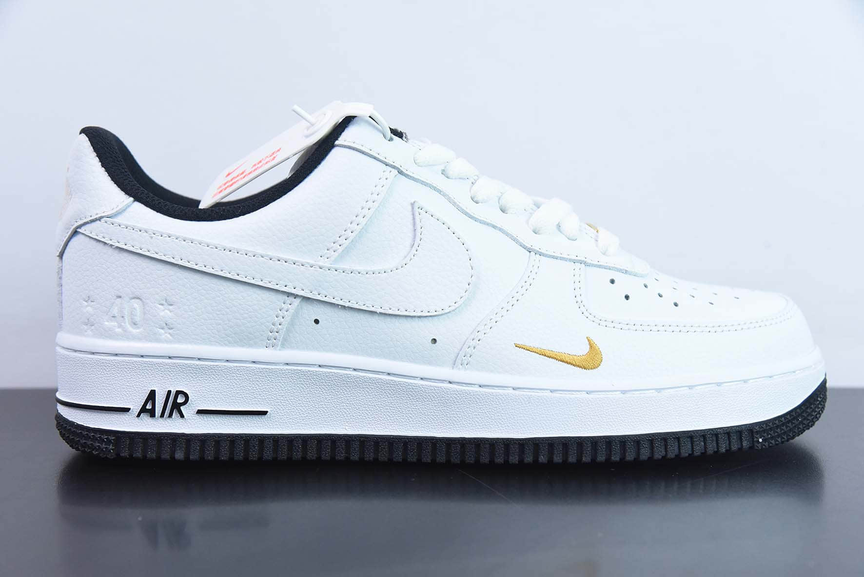 耐克Nike Air Force 1 Low“40周年”白金小勾空军一号低帮运动休闲板鞋纯原版本 货号:DD1225-001