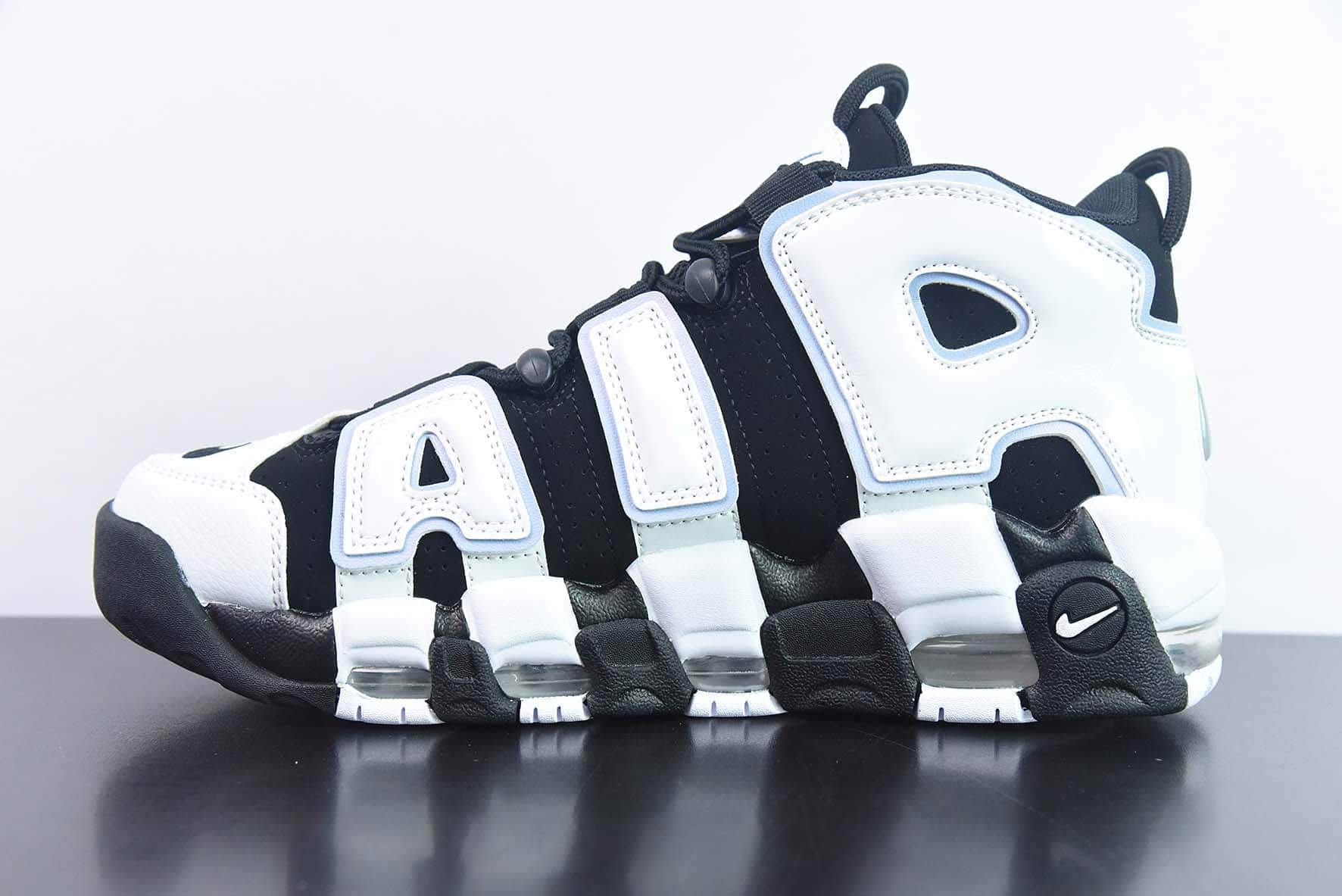 耐克Nike Air More Uptempo 96 QS 皮蓬初代系列黑白蓝经典高街百搭休闲运动文化篮球鞋纯原版本 货号:DV0819-001