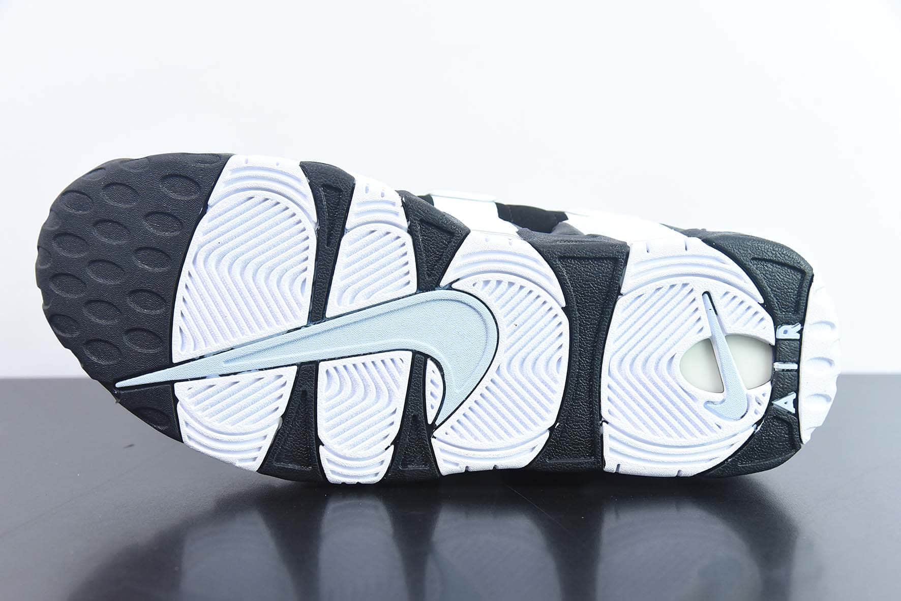 耐克Nike Air More Uptempo 96 QS 皮蓬初代系列黑白蓝经典高街百搭休闲运动文化篮球鞋纯原版本 货号:DV0819-001