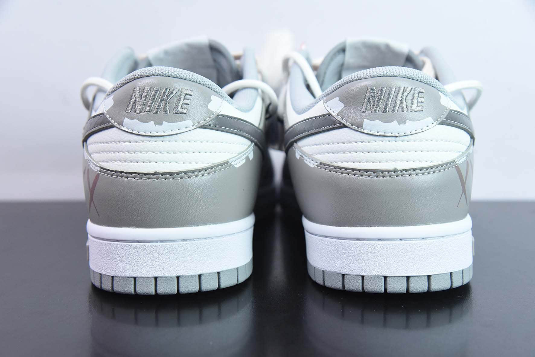 耐克Nike Dunk Low西海岸白灰绑带解构SB扣碎篮板时尚休闲板鞋纯原版本 货号:DJ6188-003