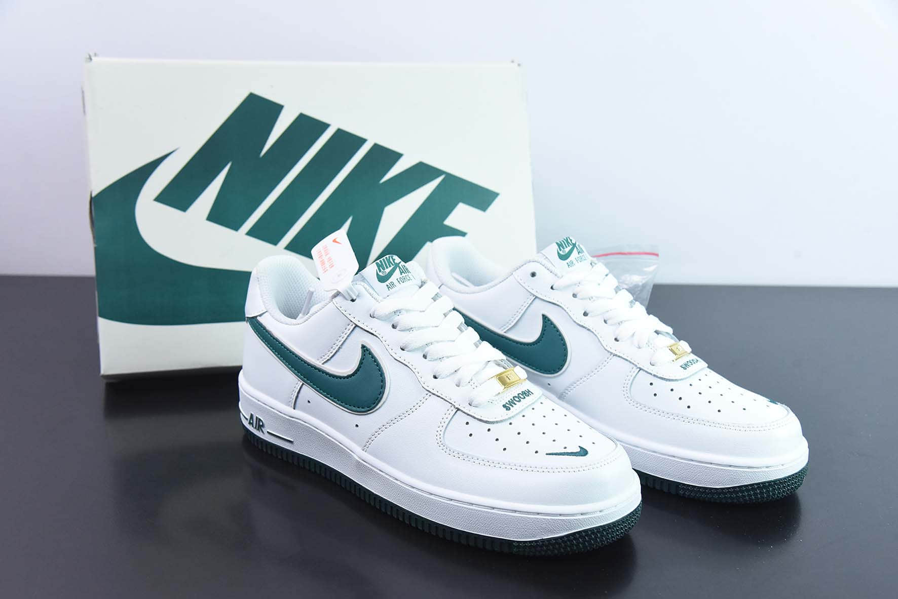 耐克Nike Air Force 1 Low '07 “Swoosh”深绿小勾低帮空军一号休闲板鞋纯原版本 货号：CV5696-966 