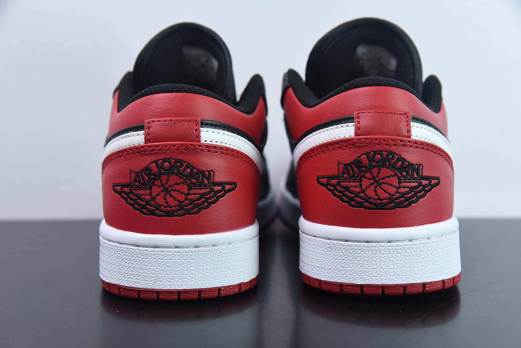 乔丹Air Jordan 1 Low AJ1黑红白钩低帮复古篮球鞋纯原版本 货号:553558-066