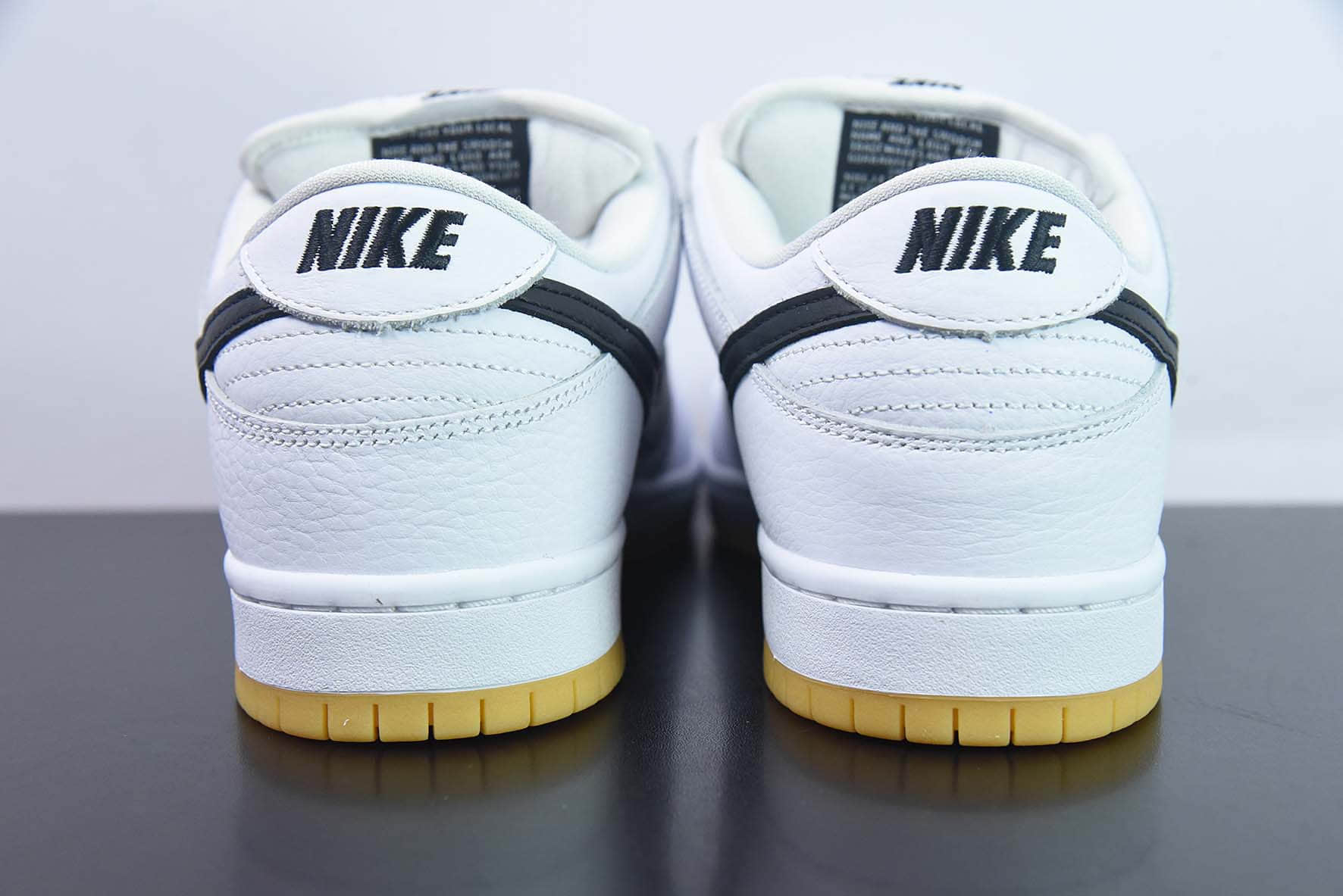 耐克Nike Dunk Sb Low Pro Iso White Gum 白黑生胶小白鞋SB复古低帮板鞋纯原版本 货号：CD2563-101