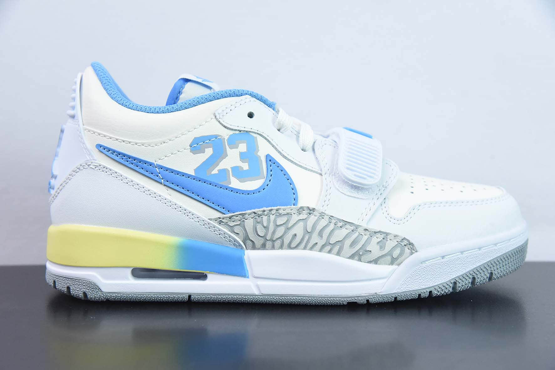 乔丹Air Jordan Legacy 312 Low AJ312 白蓝23爆裂纹复古篮球鞋纯原版本 货号：FJ7223-141