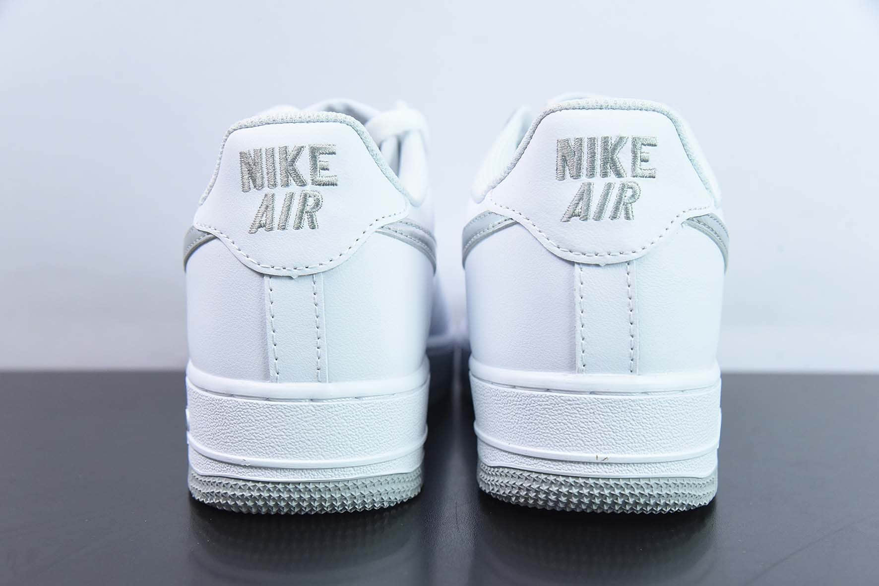 耐克Nike Air Force 1 Low 白银空军一号低帮休闲板鞋纯原版本 货号:DZ6755-100
