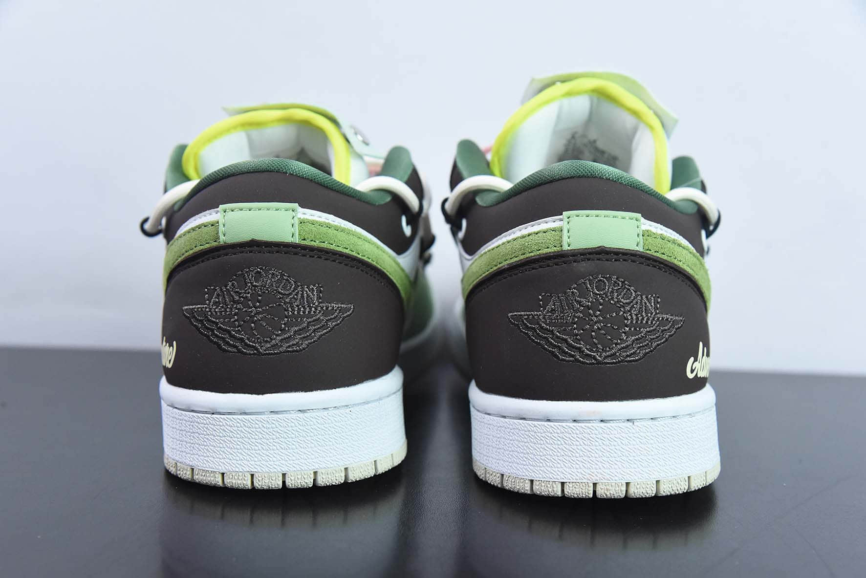 乔丹Air Jordan1 Low AJ1薄荷奶绿解构绑带低帮经典复古文化休闲运动篮球鞋纯原版本 货号：FD9906-131