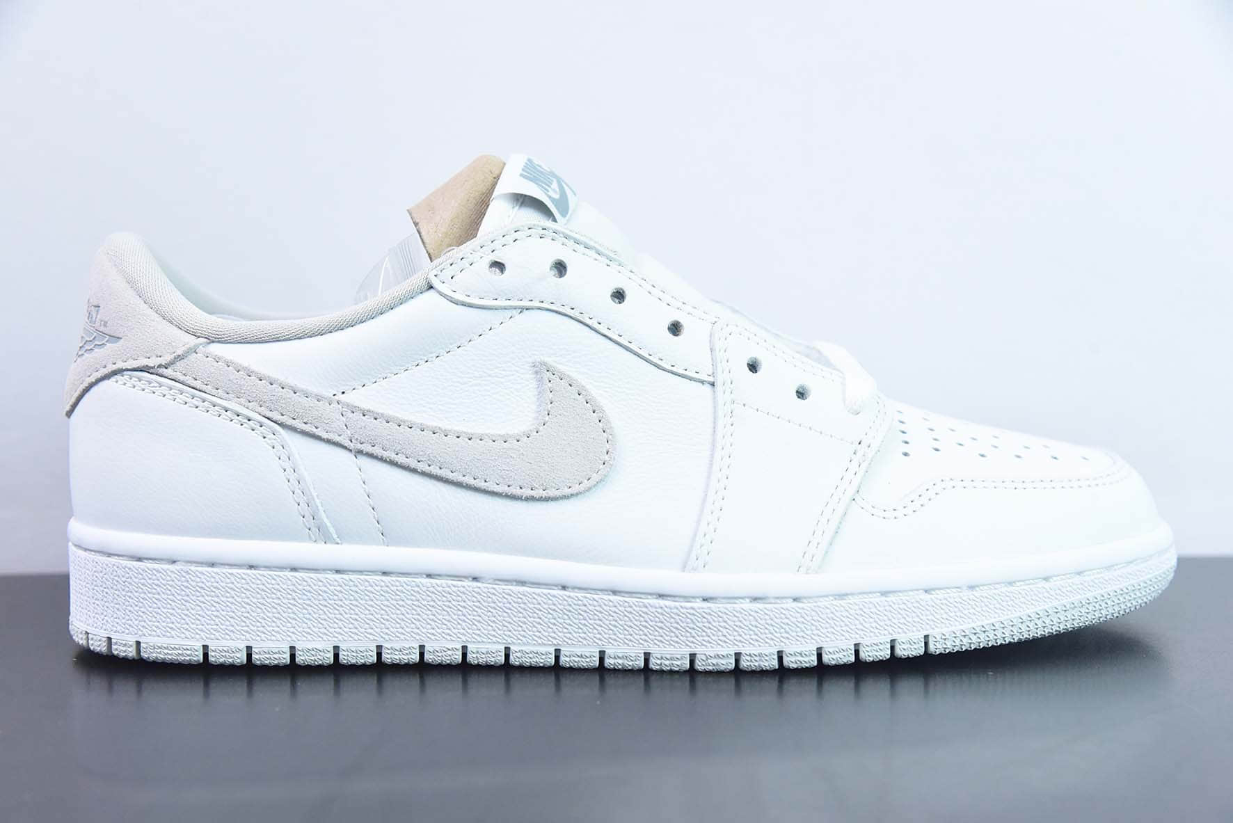 乔丹Air Jordan 1 Low OG Neutral Grey AJ1灰白低帮复古文化篮球鞋纯原版本 货号:CZ0790-100