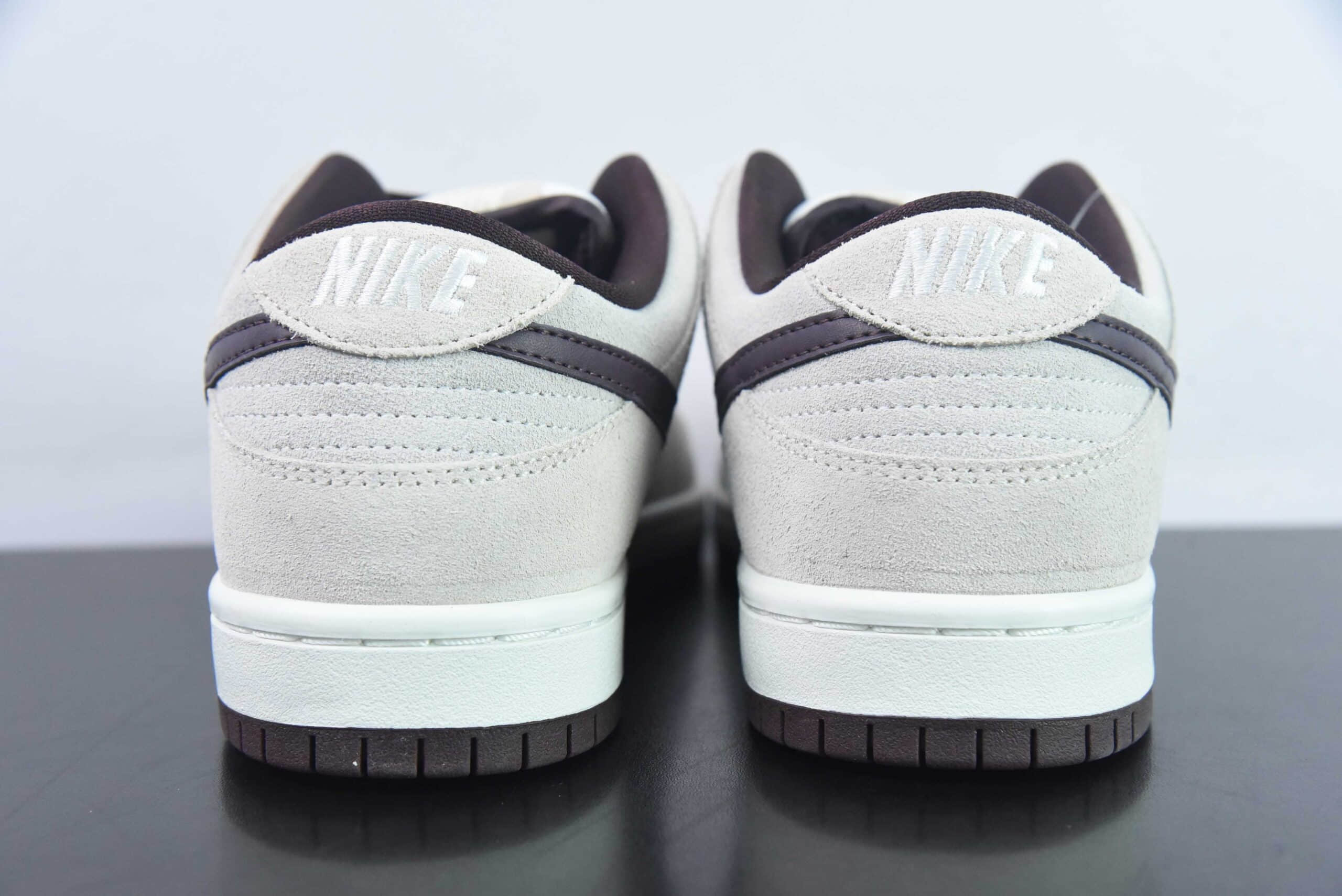 耐克NIKE SB Dunk Low Desert Sand Mahogany深棕摩卡SB低帮休闲滑板鞋纯原版本 货号：BQ6817-004