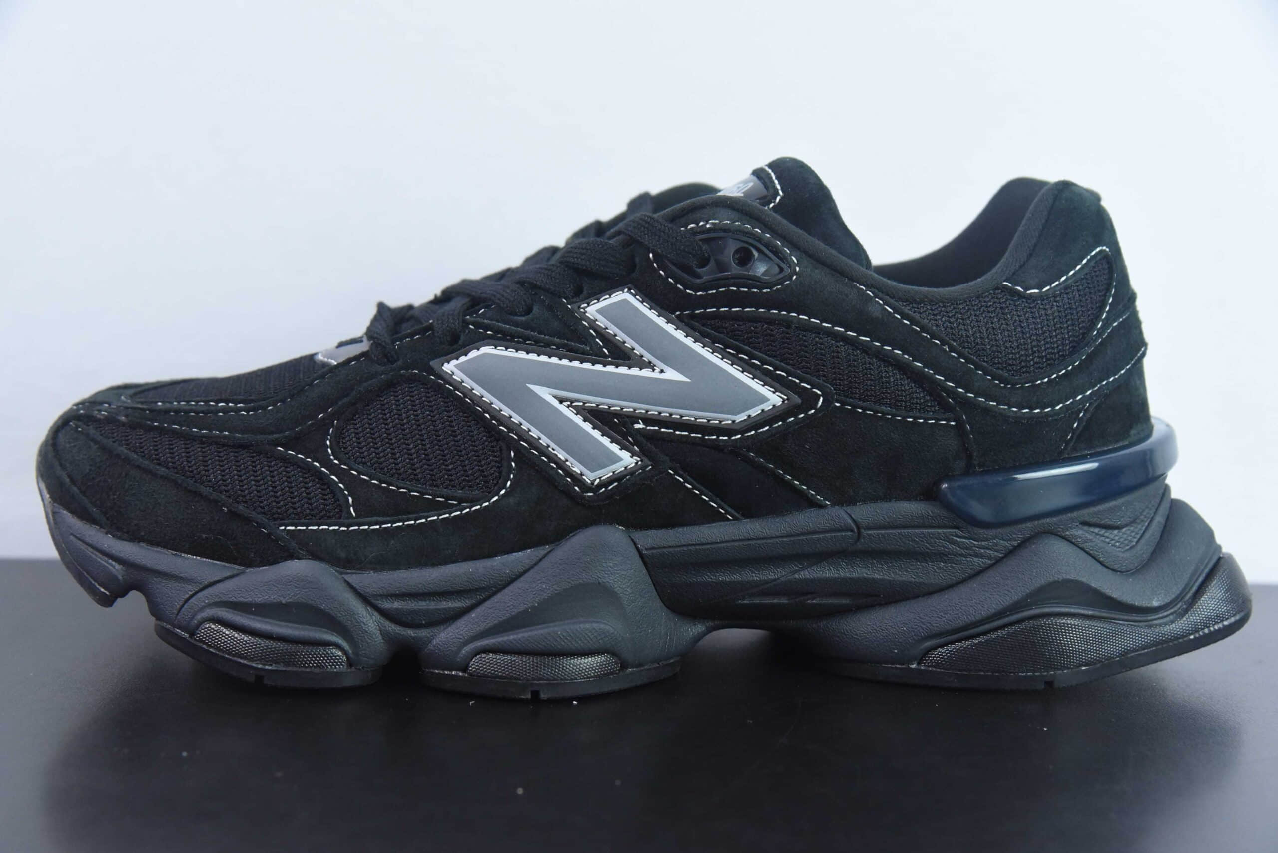 新百伦New Balance 9060”Triple Black“武士黑灰反光9060系列复古百搭老爹风小象蹄休闲运动跑步鞋纯原版本 货号:U9060BPM