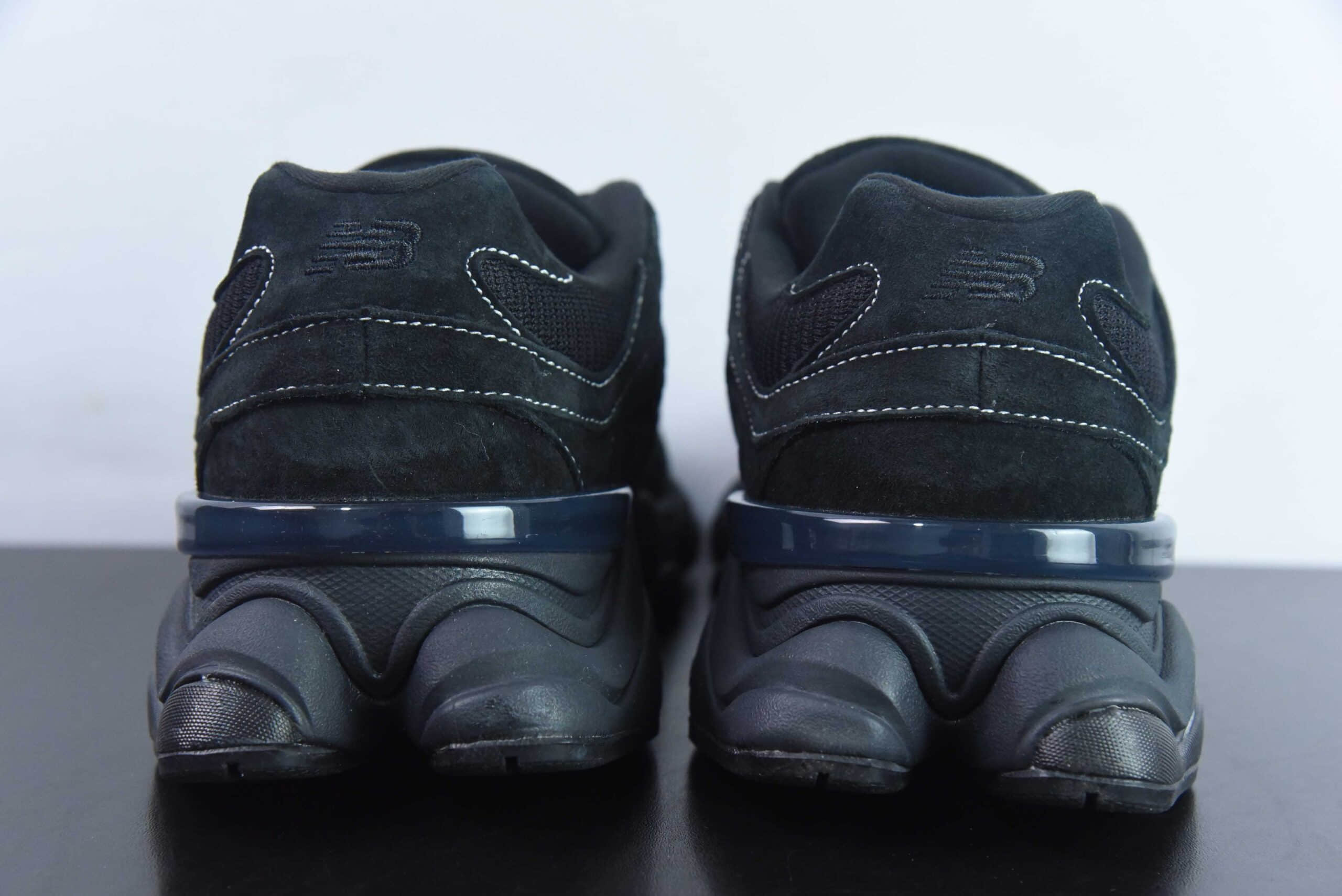 新百伦New Balance 9060”Triple Black“武士黑灰反光9060系列复古百搭老爹风小象蹄休闲运动跑步鞋纯原版本 货号:U9060BPM