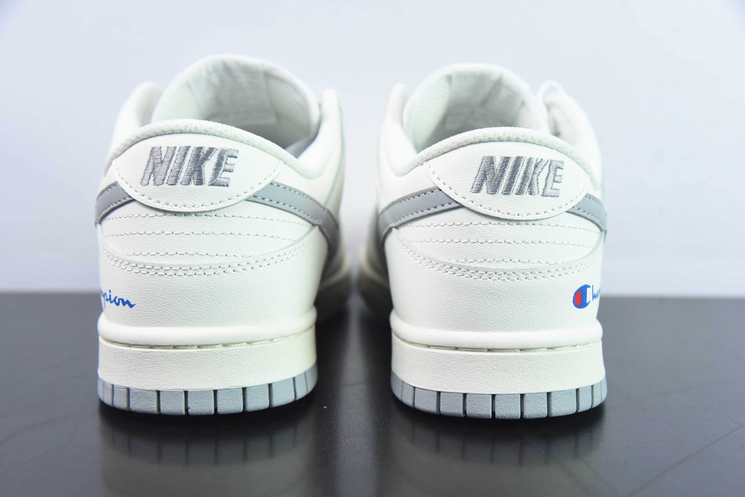 耐克Nike SB Dunk Low联名冠军白灰小钩 SB低帮运动休闲板鞋纯原版本 货号:XH1733-001