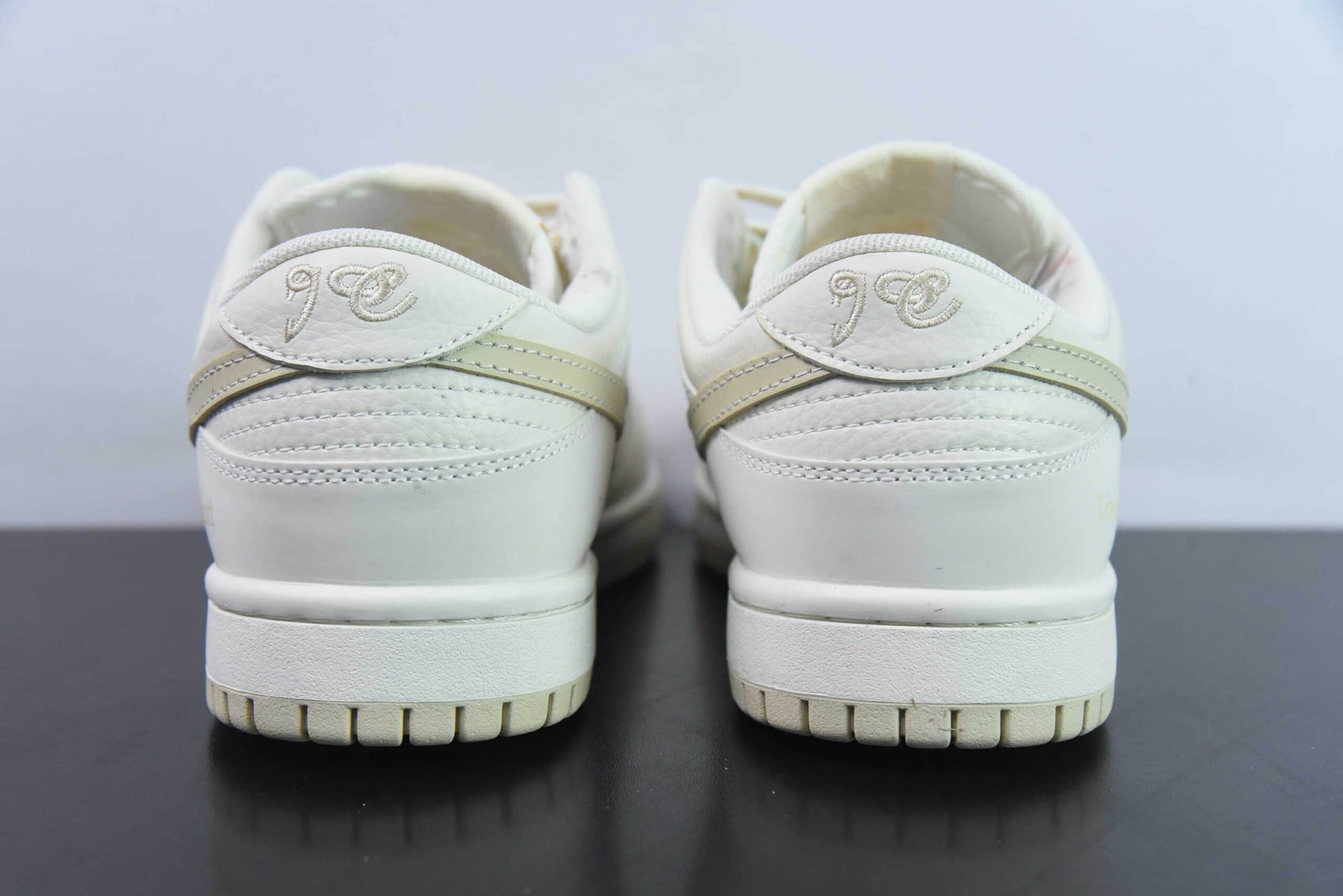 耐克Nike SB Dunk Low TS联名-米白卡其帆布周年高端定制低帮休闲板鞋纯原版本 货号:DD1391-133