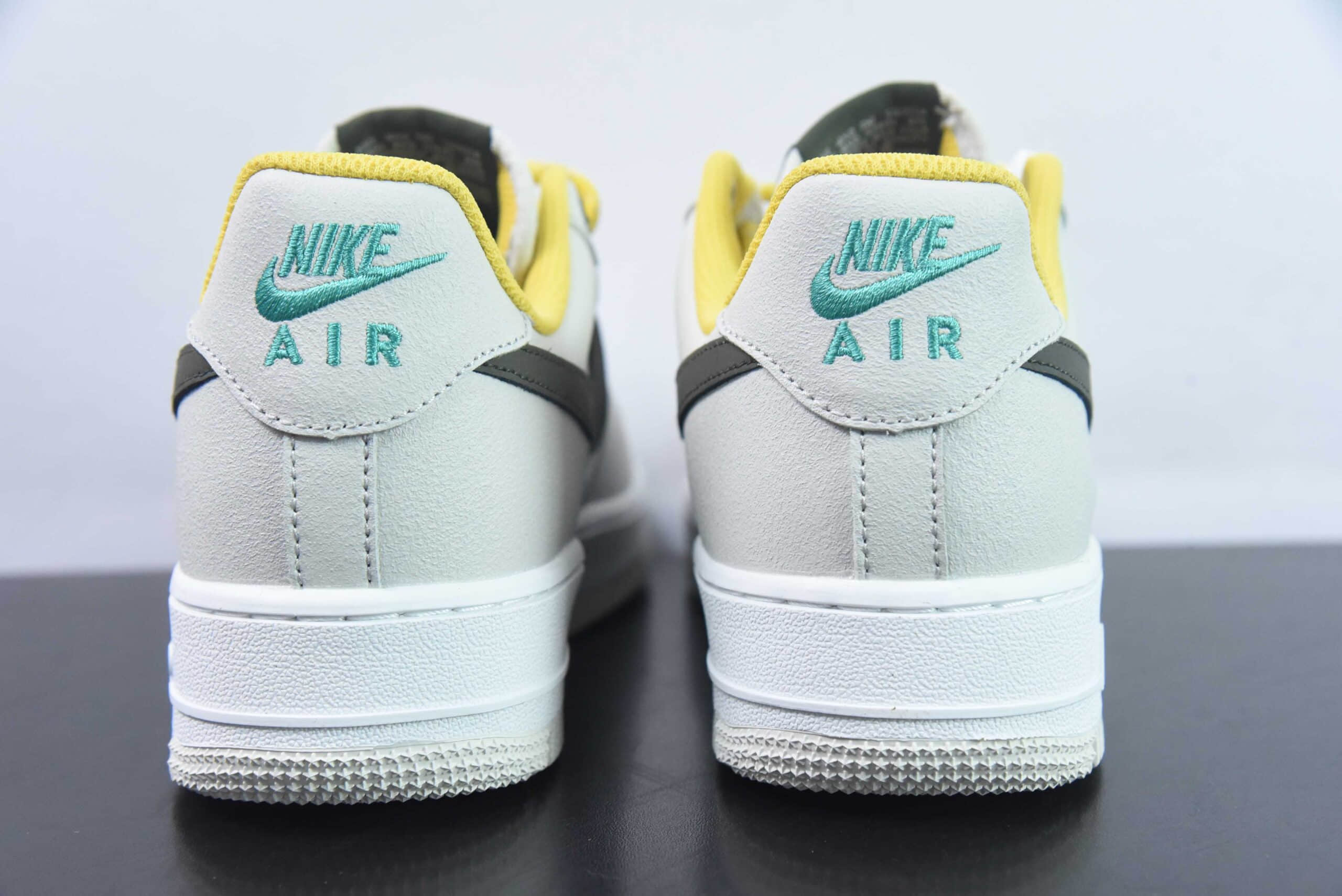 耐克Nike Air Force 1 AF1白灰棕黄空军一号低帮休闲板鞋纯原版本 货号：FV3628-031 