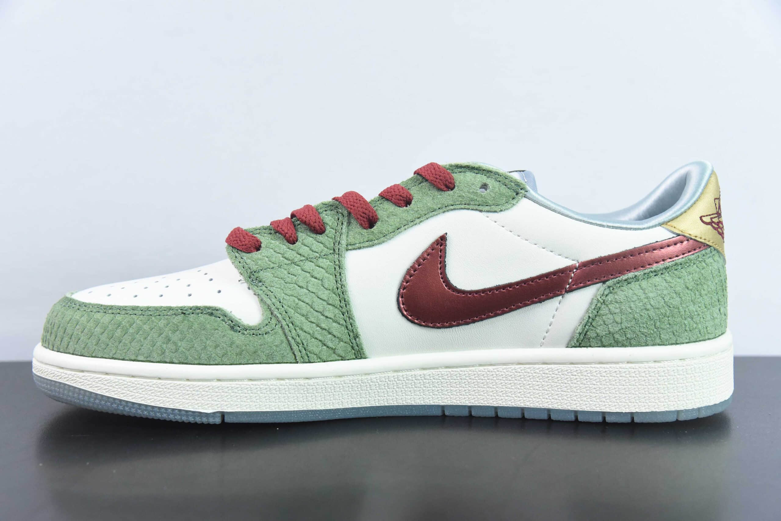 乔丹Air Jordan 1 Low 龙年限定低帮经典复古文化休闲运动篮球鞋纯原版本 货号：FN3727-100 