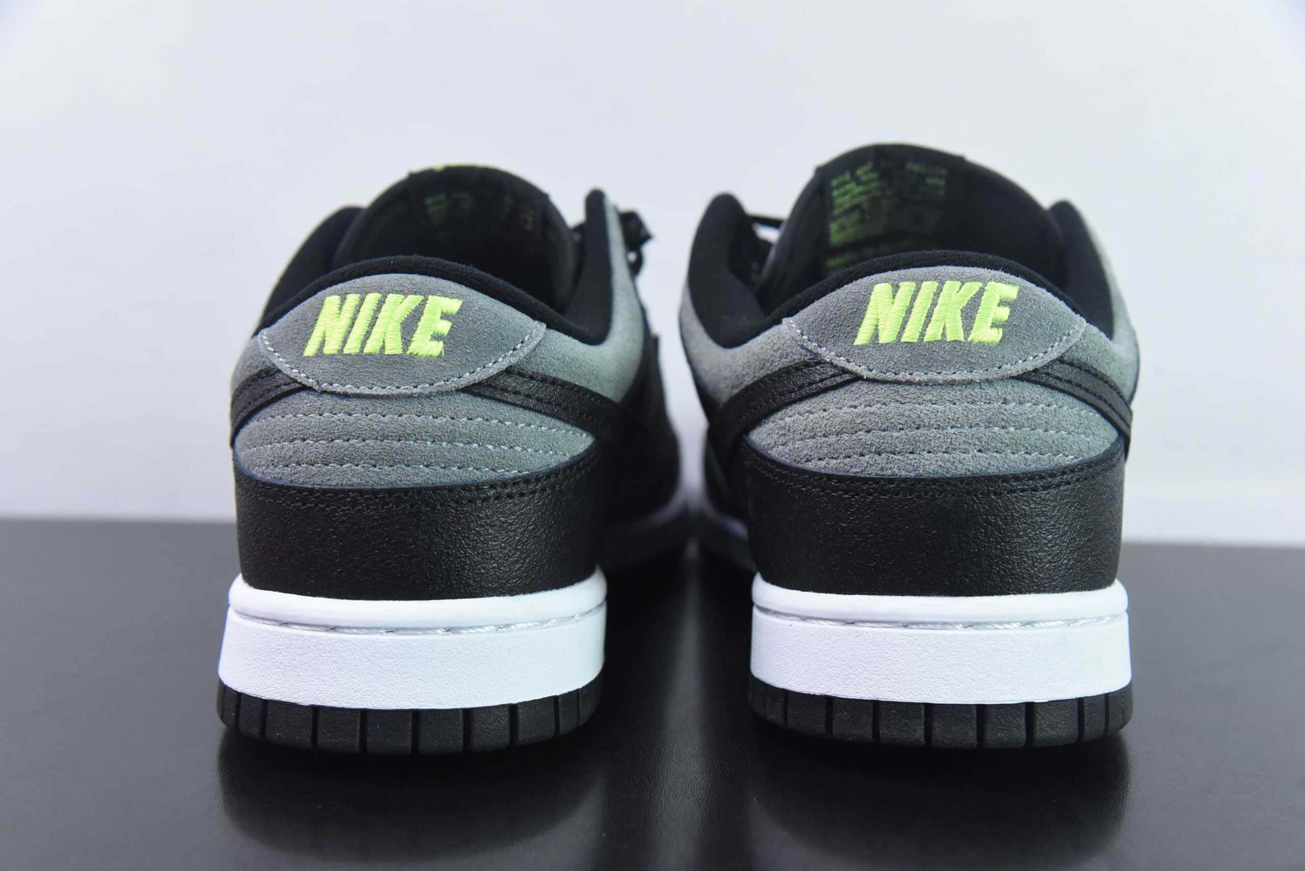耐克Nike SB Dunk LowBlack Grey Green Strike黑灰迷你小钩扣篮系列低帮休闲运动滑板板鞋纯原版本 货号:FQ2205-001