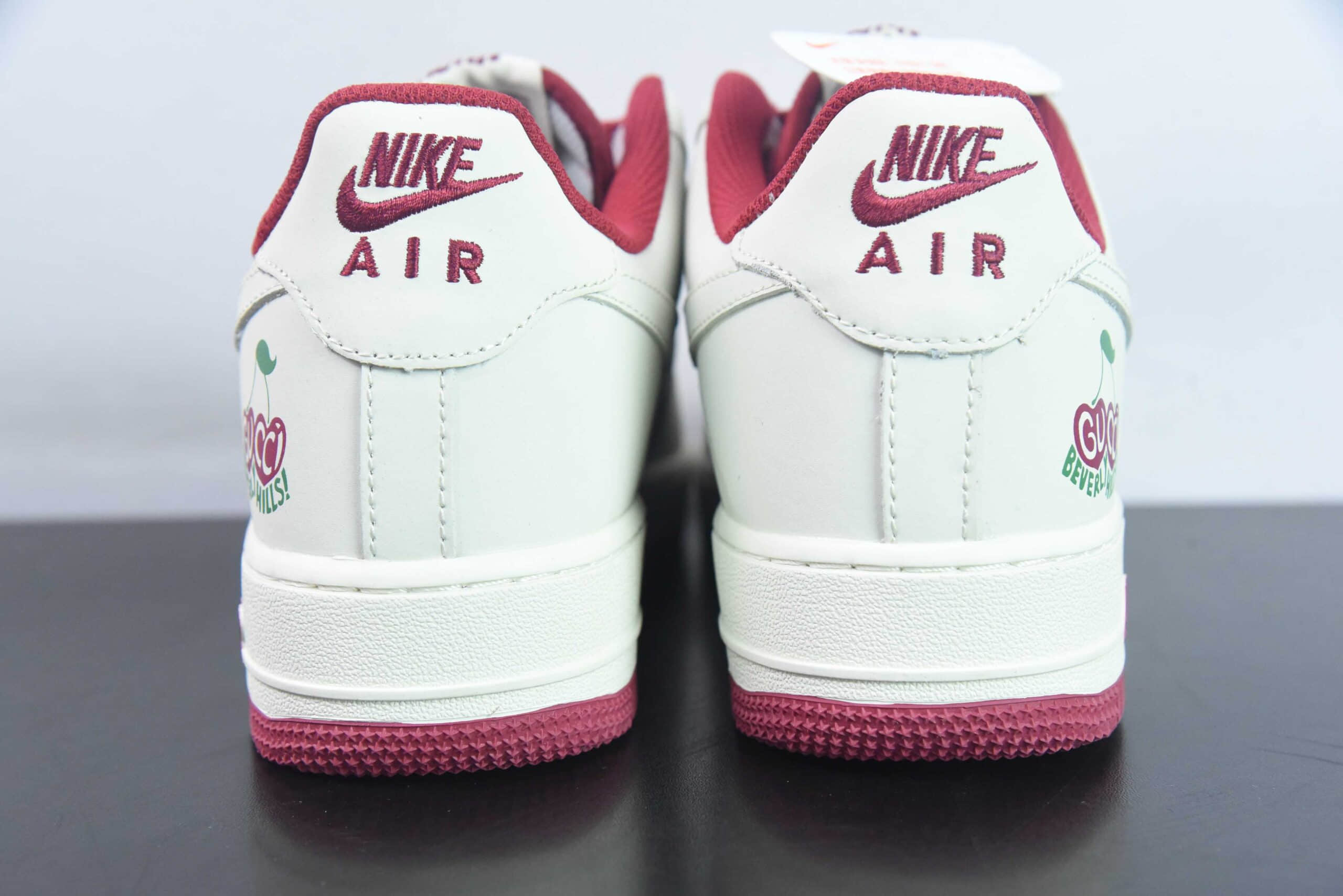 耐克NIke Air Force 1 '07 Low “古驰联名樱桃情人节”空军一号低帮休闲板鞋纯原版本 货号:BS9055-702