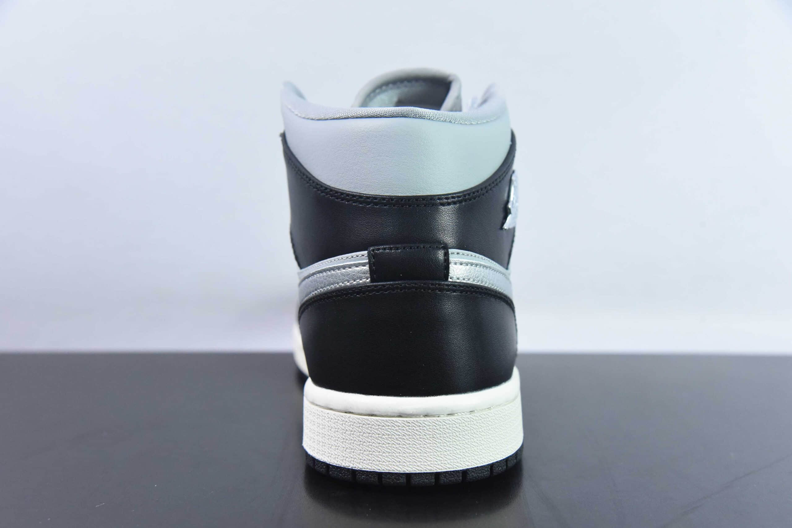 乔丹Air Jordan 1 Mid SE Black Chrome AJ1烟熏熊猫中帮篮球鞋纯原版本 货号:FB9892-002