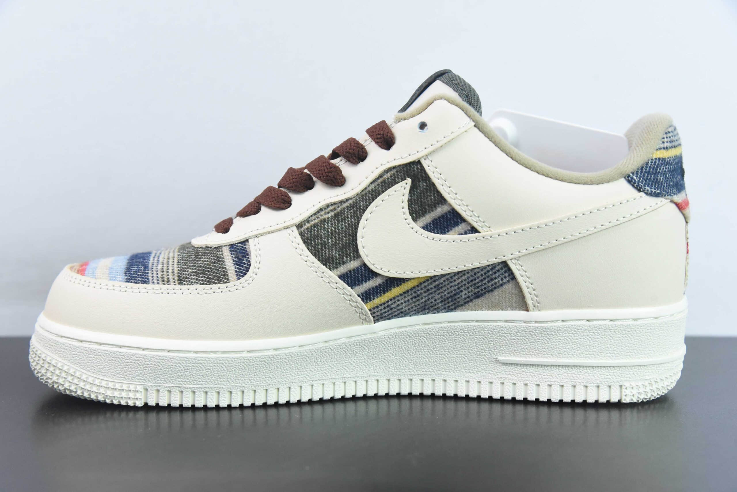 耐克Nike Air Force 1'07 Low 奶白羊毛绒定制款空军一号低帮休闲板鞋纯原版本 货号:CW1188-230