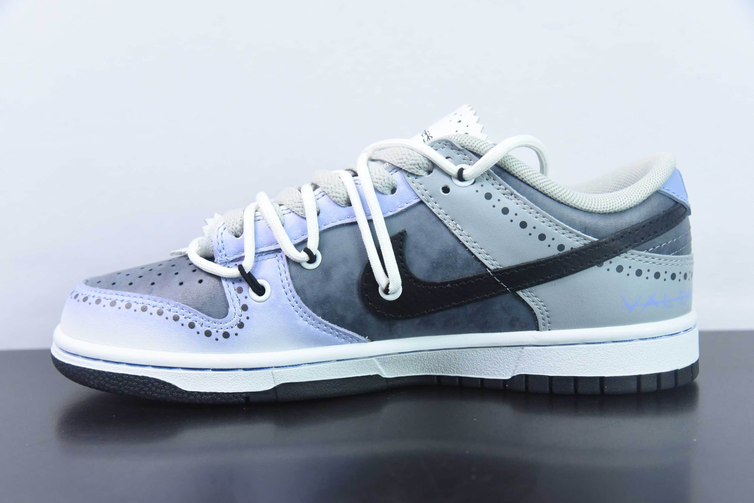 耐克Nike Dunk Low Fzbb 小雏菊情人节礼盒泼墨扎染单身贵族 SB绑带低帮休闲板鞋纯原版本 货号: DD3363-002