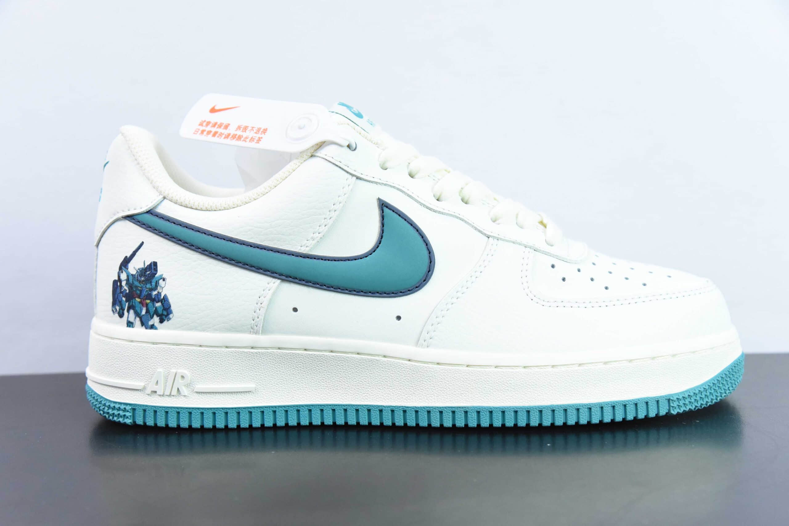 耐克Nike Air Force 1 Low 07 机甲白绿空军一号低帮休闲板鞋纯原版本 货号：KK1256-659